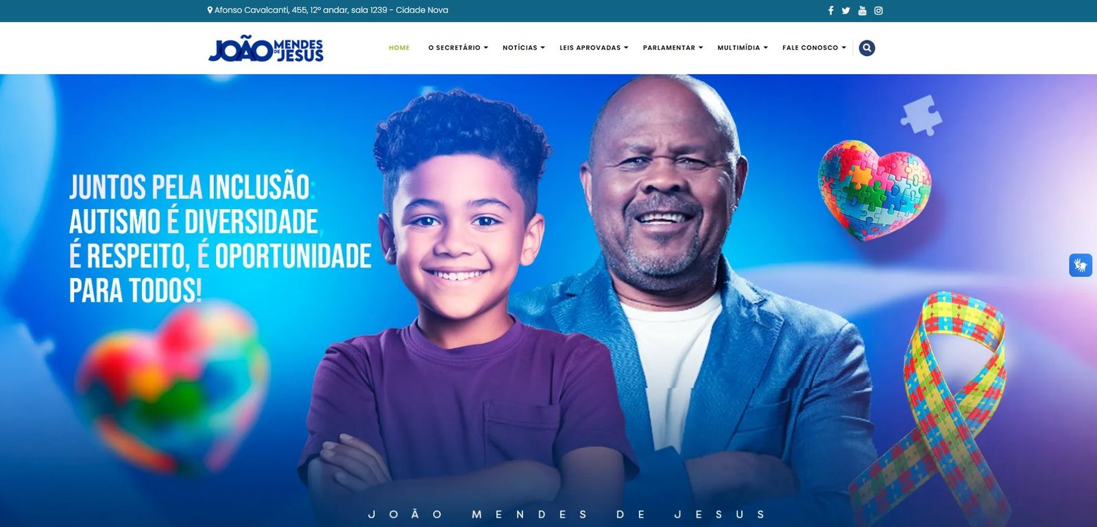 Político e gestor público João Mendes de Jesus.