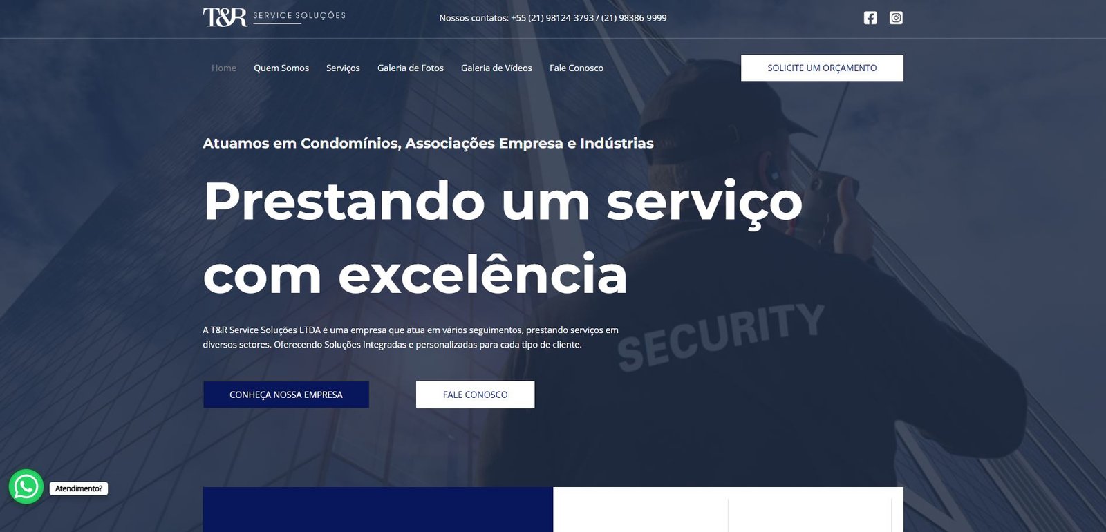 T&R Service Soluções: Gestão Integrada de Serviços e Segurança